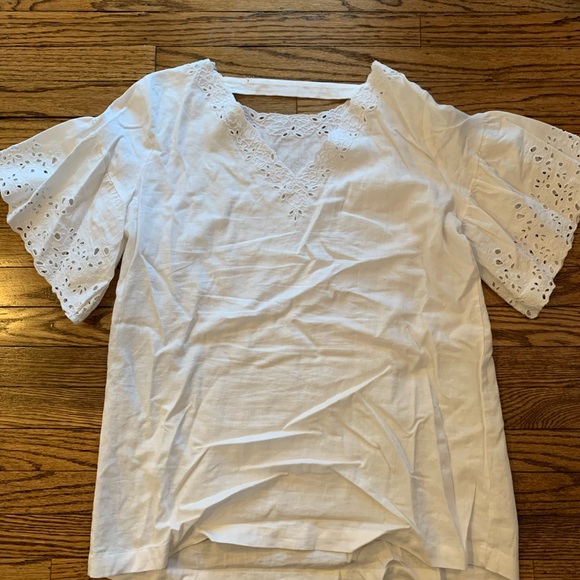 Loft maternity linen blouse - Picture 2 of 3